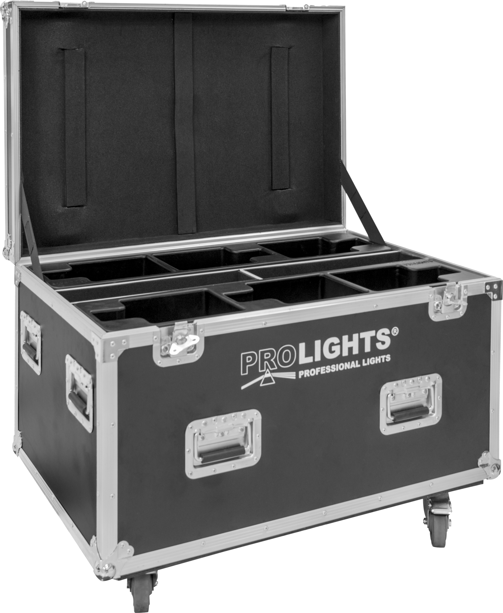 FCLSUNBLAST - Flight case for 6x SUNBLAST